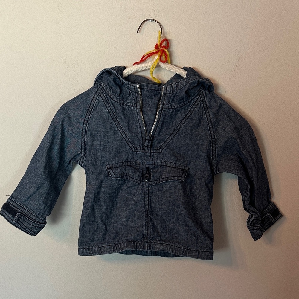 OshKosh B'gosh Blue Denim Hooded Jacket